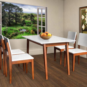Bộ bàn ăn 4 ghế HGB63A, HGG63