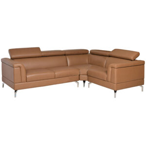 Sofa góc 3 chỗ bọc da thật SF502